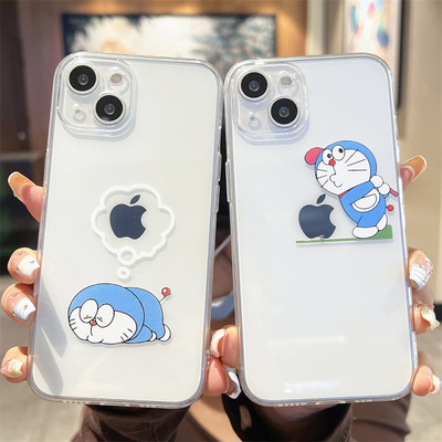 苹果透明硅胶创意卡通手机壳