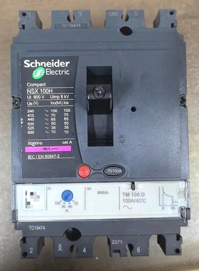 施耐德NSX100H 3P100A 订货号LV429670 议价