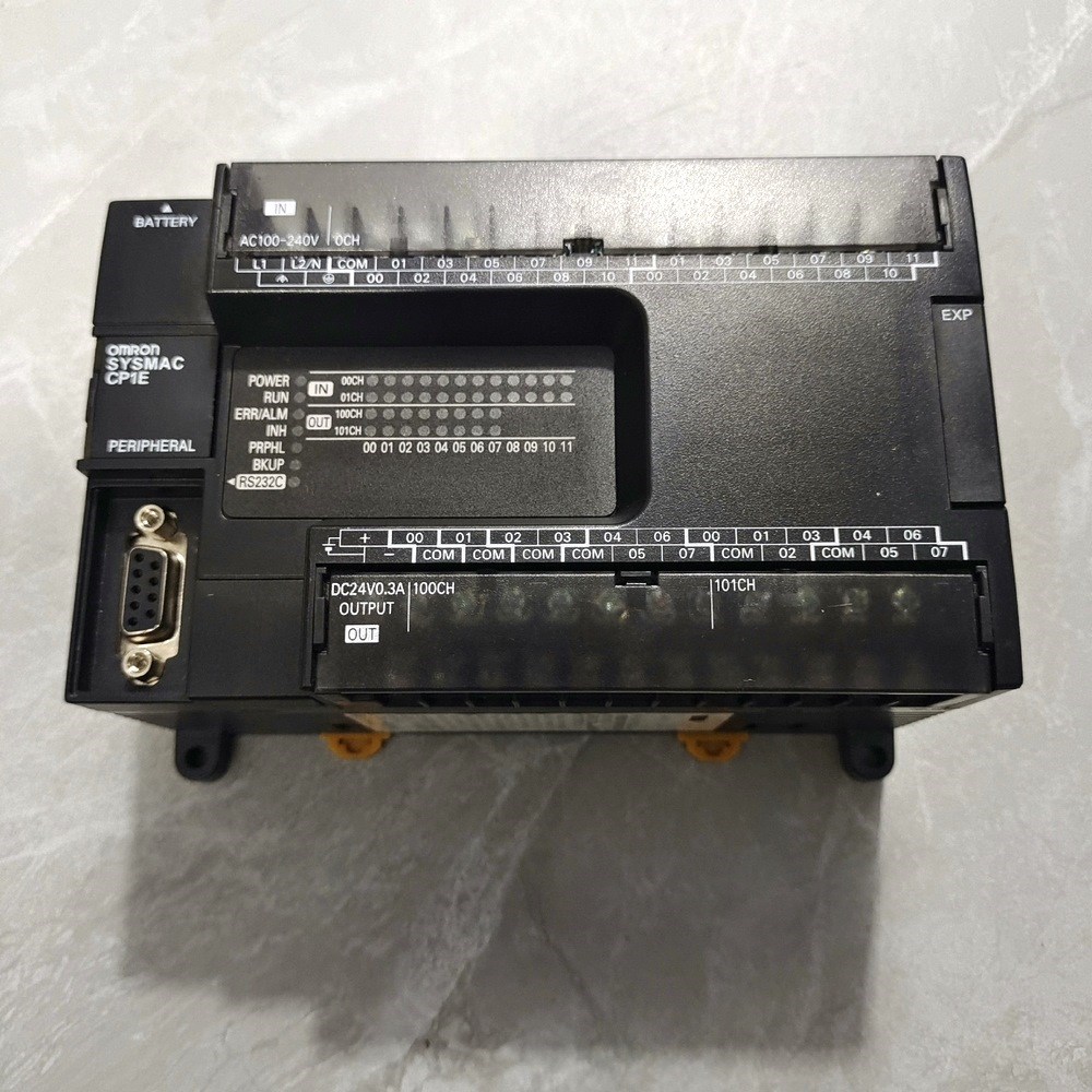 PLC模块CP1E一N40SDR一A原装已通电测试 议价