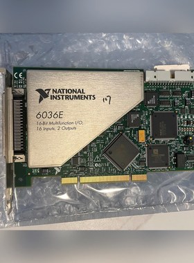 NI PCI-6036E 2009年出厂2010年随机器从 议价