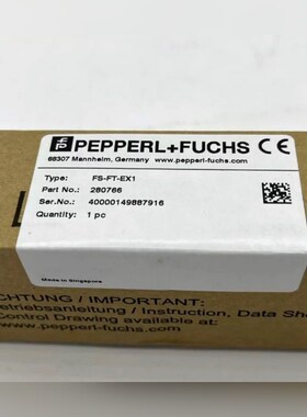 Pepperl+Fuchs 280766 FS-FT-EX 议价