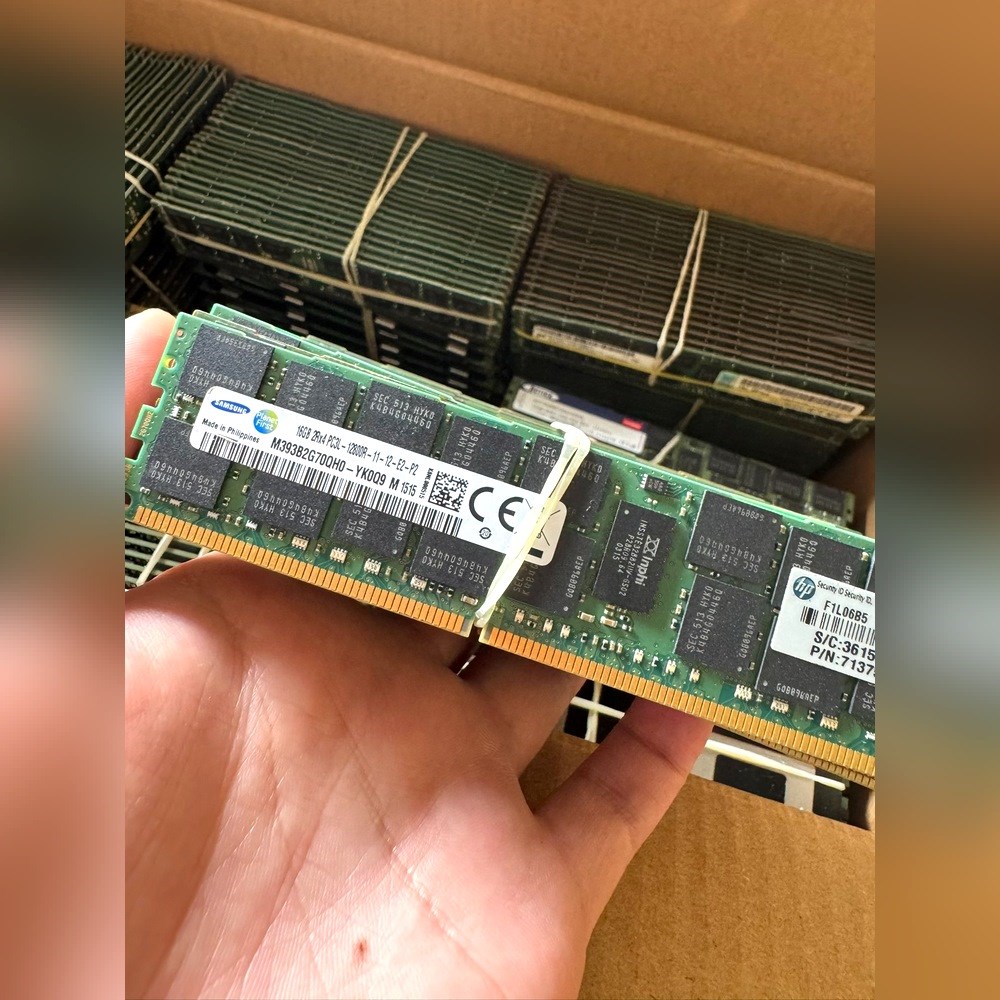 服务器内存三星16g 2rx4 pc3L-12800r 议价