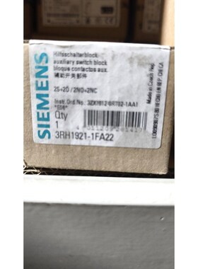 3RH1921-1FA22辅助开关捷克制造 议价