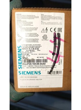 塑壳断路器3VL3720-1DC36-0 议价