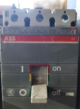 ABB S3N 250A 塑壳断路器成色如图件使用 议价