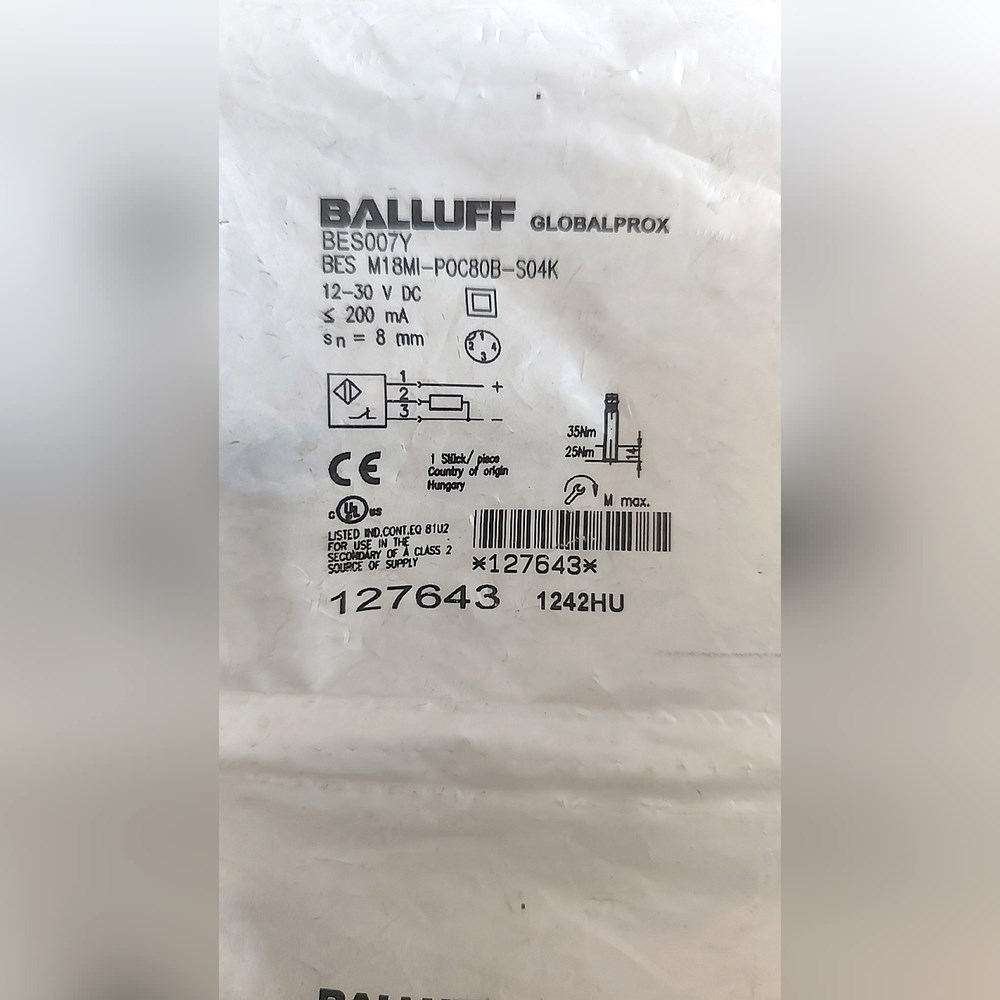 促销巴鲁夫原装BES007Y BES M18MI-POC80B-S04K传感器65*议价