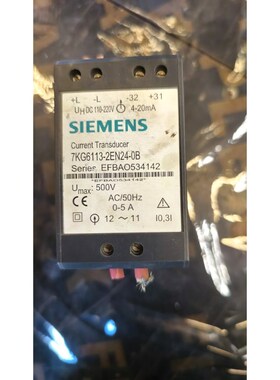 电流变送器7KG6113-2EN24-0B成色如图 议价