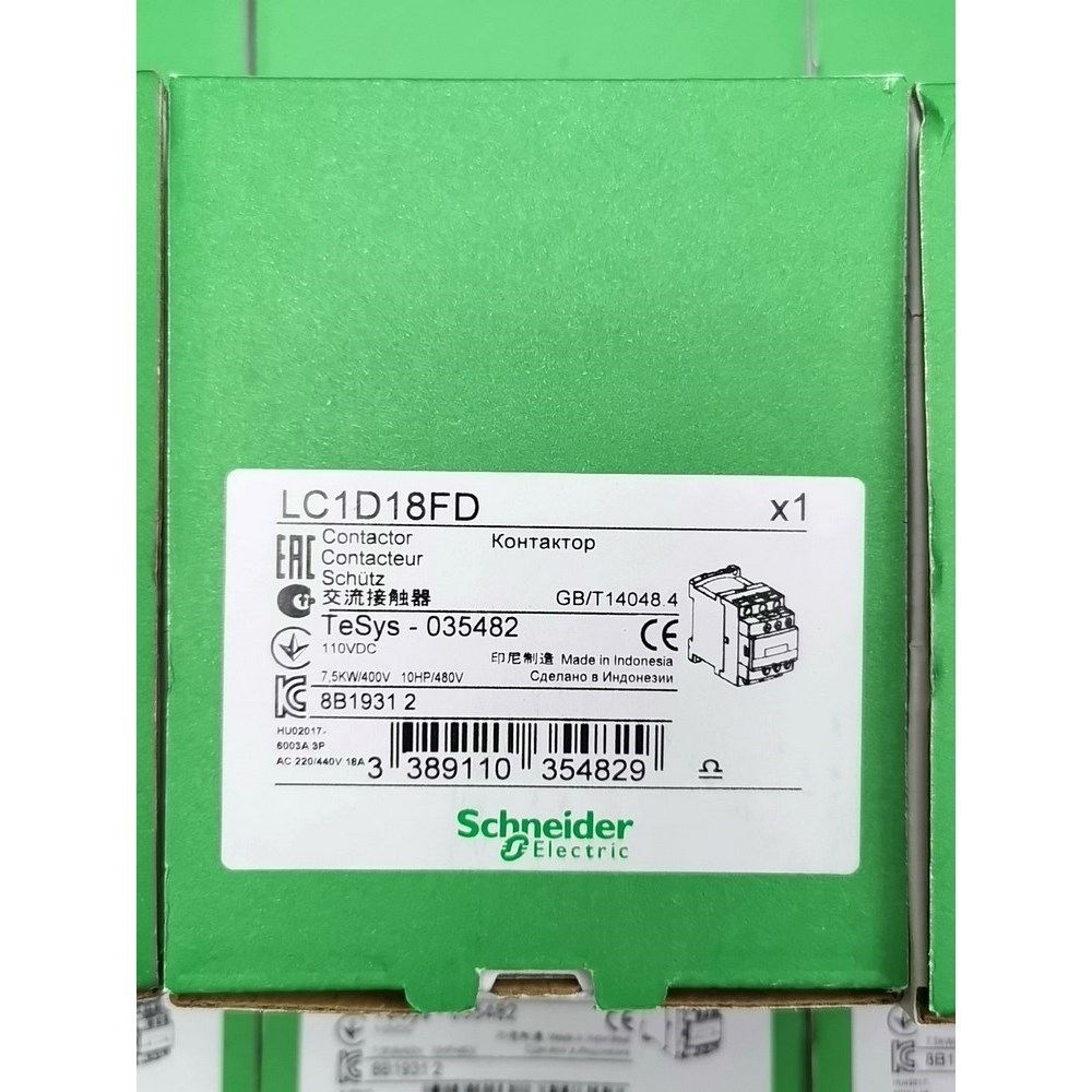 施耐德接触器 LC1D18FD DC110V 原装 议价