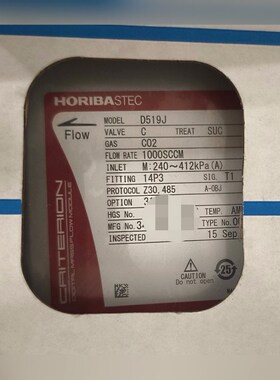 HORBA D519J CO2 200sccm CO2 1 议价