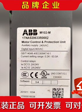 ABB电机马达保护器M102-M MD21操作面板 议价