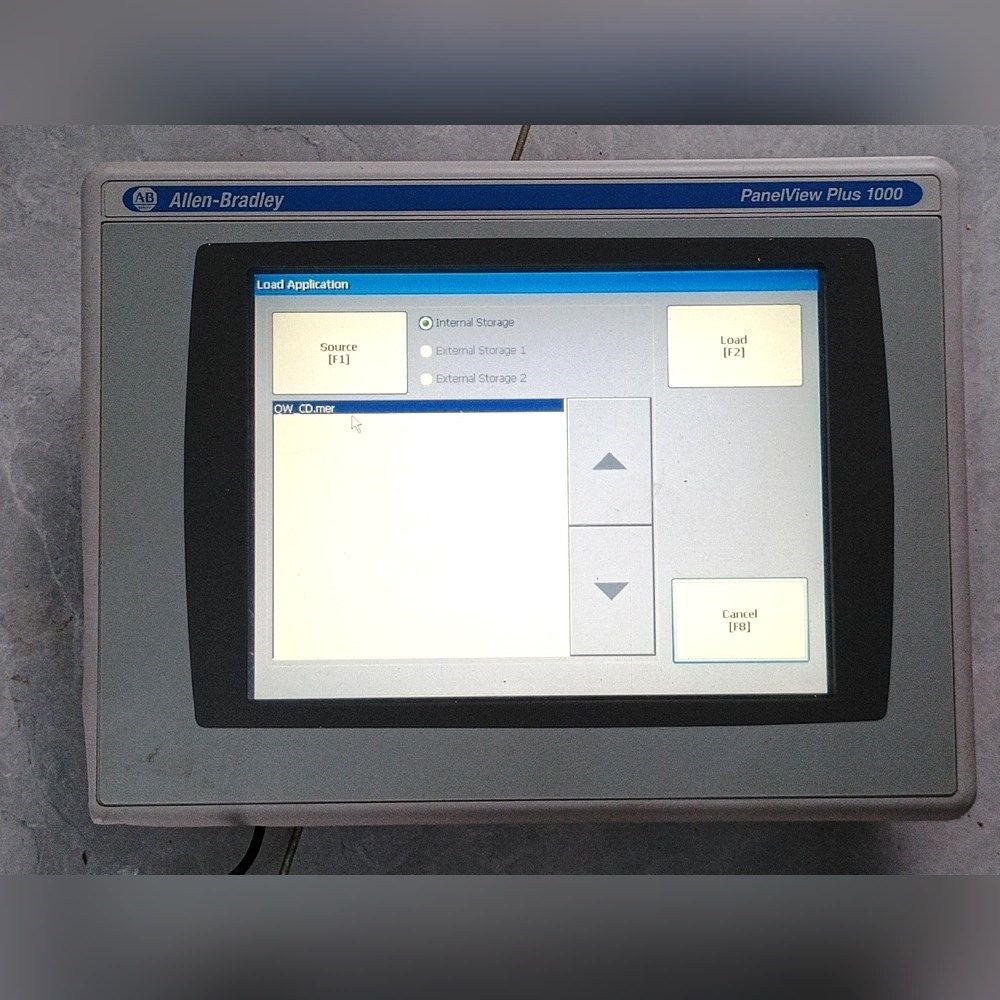AB罗克韦尔触摸屏2711P-RDT10C 通电实物拍摄 议价