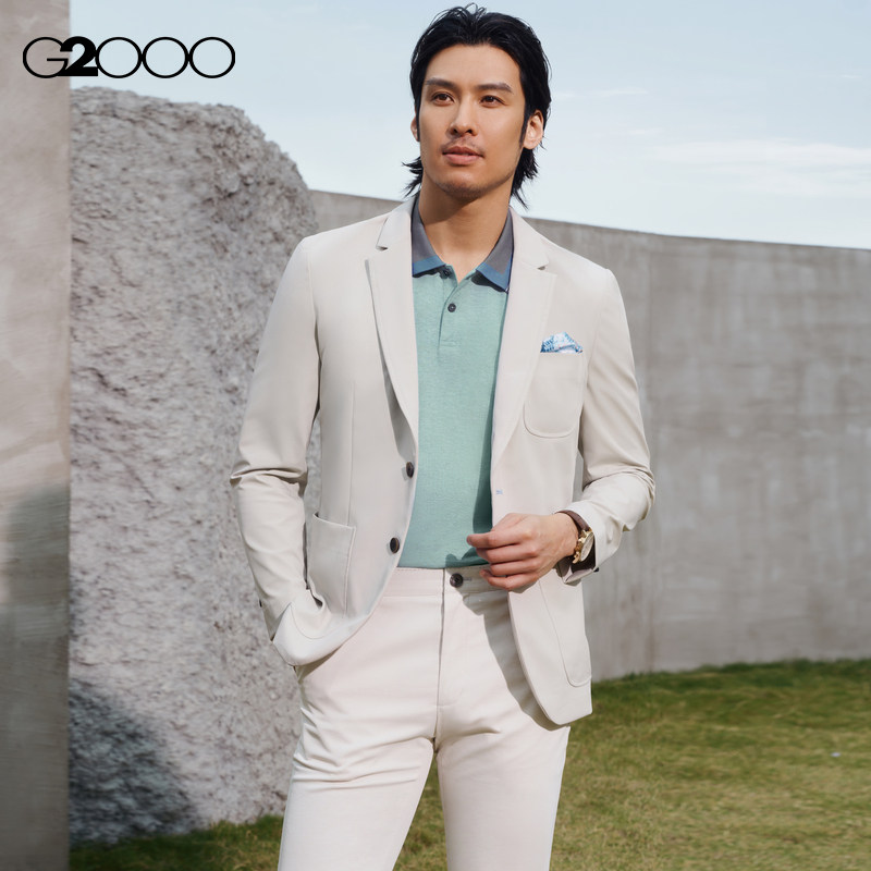 G2000男装舒适高弹印花里布春秋商场同款休闲易搭配西装西服外套,男装,休闲西服,淘宝优惠券,粉丝福利购,淘宝优惠卷