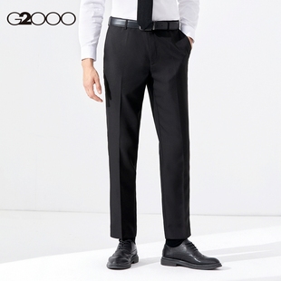 男 商务可机洗耐磨易打理垂坠感高级感男士 西裤 时尚 新款 G2000男装