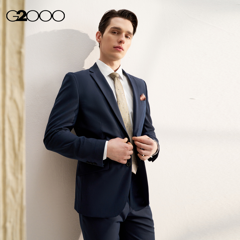 【透气】G2000男装2025商场同款高级感柔软多面弹性正装西服