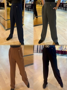 Loyal舞服男士西装直筒裤摩登长裤四季款有垂感练舞教课艺考表演