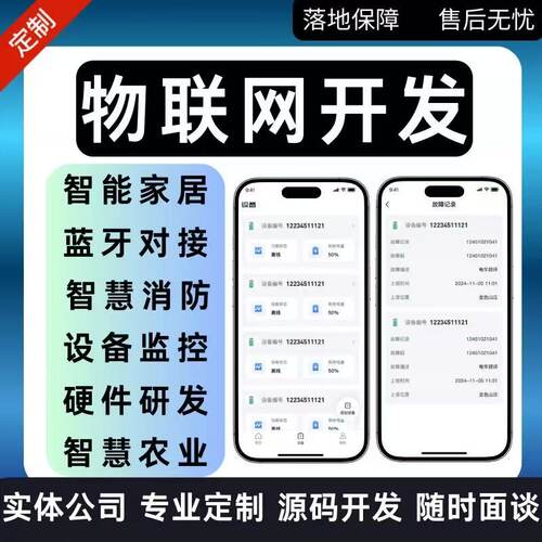 物联网应用开发定制开发源码交付对公开票可签合同