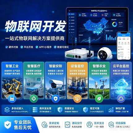 物联网开发定制 智能硬件设备智能家居智慧园区门禁系统小程序APP