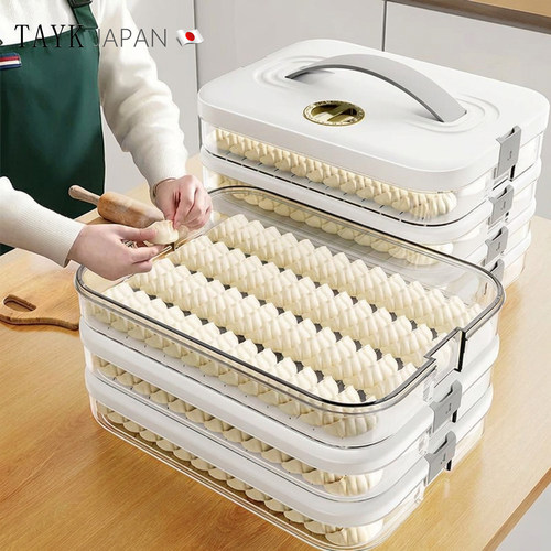 TAYK(日本)饺子收纳盒冰箱用