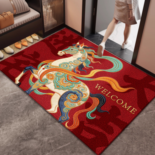 日本2026新款入户门地垫新年高端大气室内室外乔迁专用耐脏防滑垫