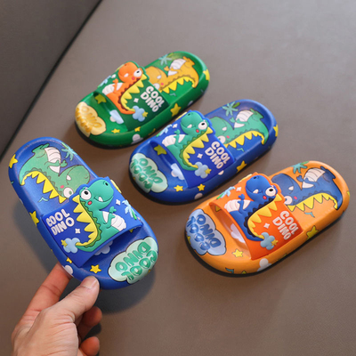 儿童卡通恐龙拖鞋防滑软底凉拖鞋