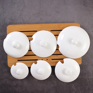 调味罐盖子单卖陶瓷调味罐盖子炖盅盖调料罐子厨房厨房调料盒盖子