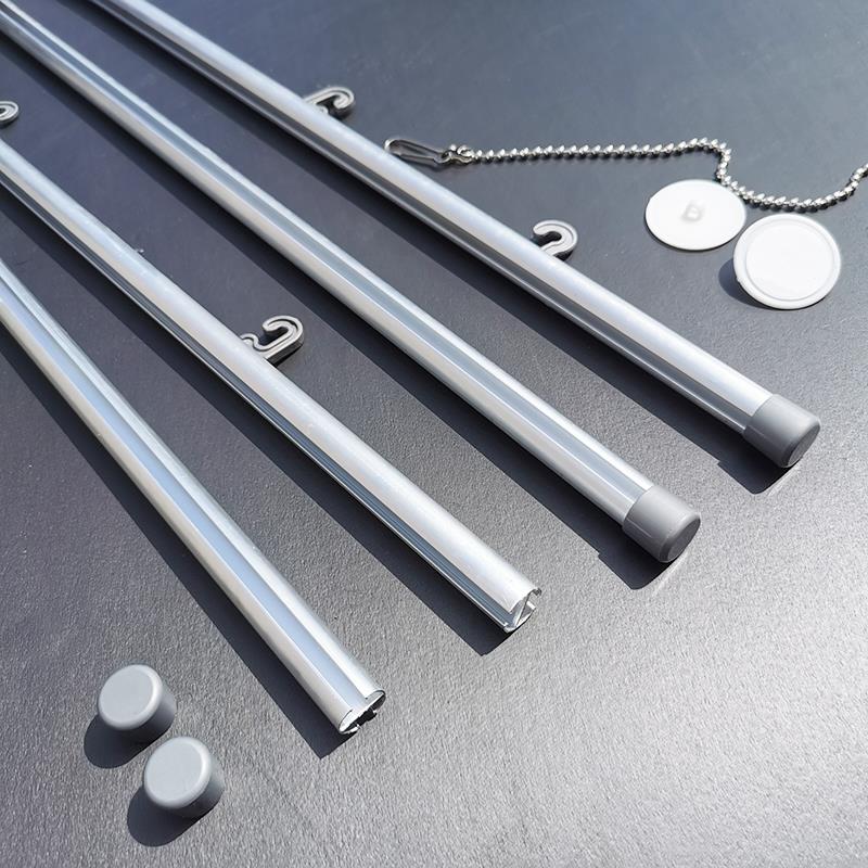 铝合金吊旗挂轴杆商场展会宣传海报旗杆广告吊杆挂画卷轴挂杆定制