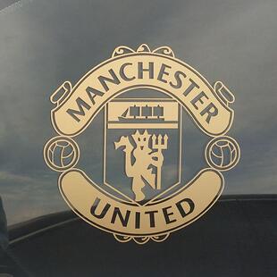 英超曼彻斯特联红魔曼联车贴反光贴纸球队队标队徽欧冠足球车身贴