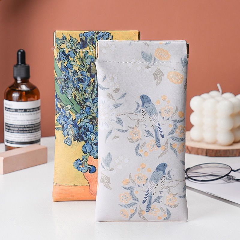 弹片眼镜袋墨镜太阳镜女自动闭合