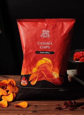 LERNA莱纳木薯片芝士汉堡味超辣味138g袋装印尼进口零食休闲小吃