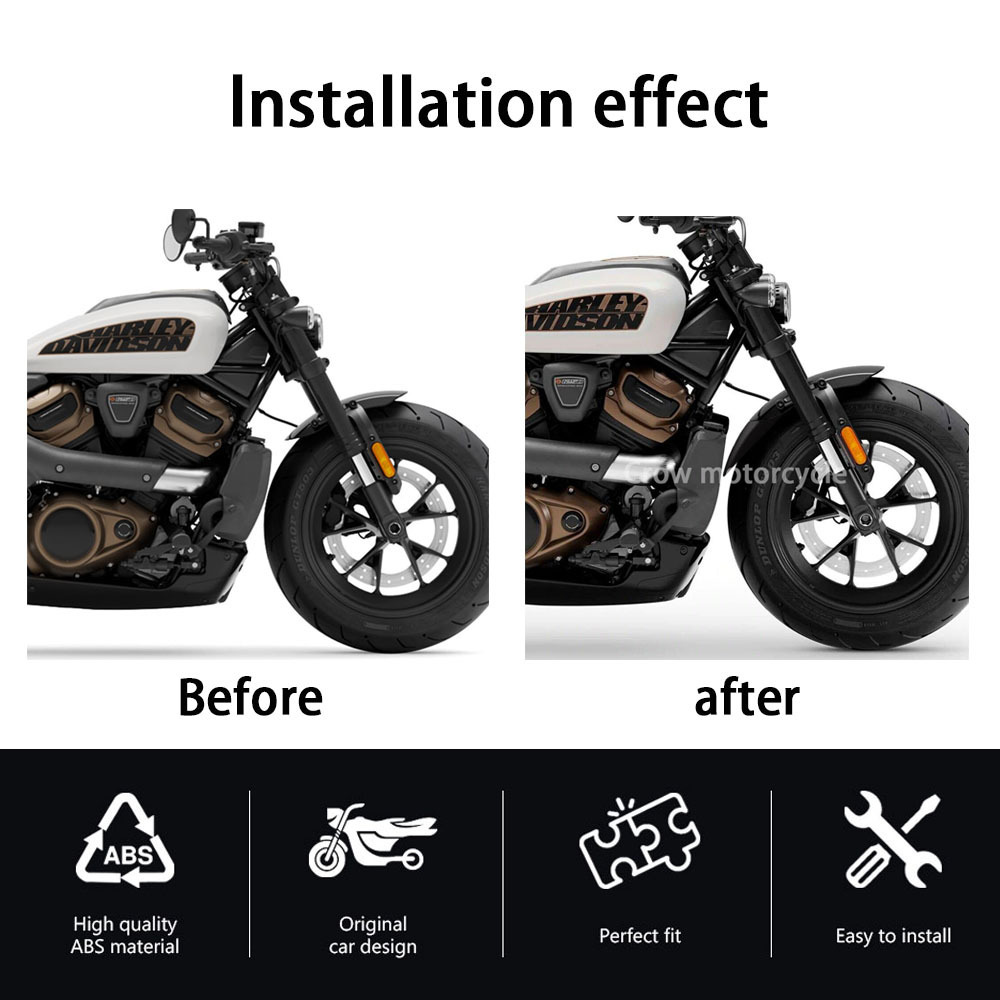 用于Sportster S 1250 RH1250 ss 2022 摩托车前挡泥板加长延长器