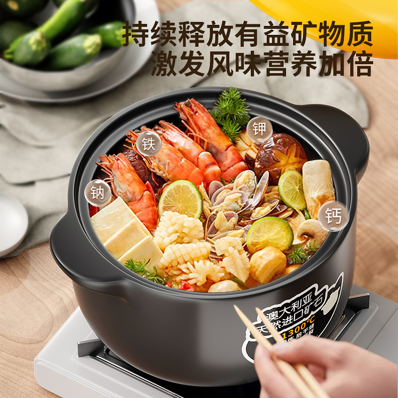 金嫂子砂锅家用耐高温干烧不裂煲仔饭煲汤砂锅沙煲砂锅煤气灶专用