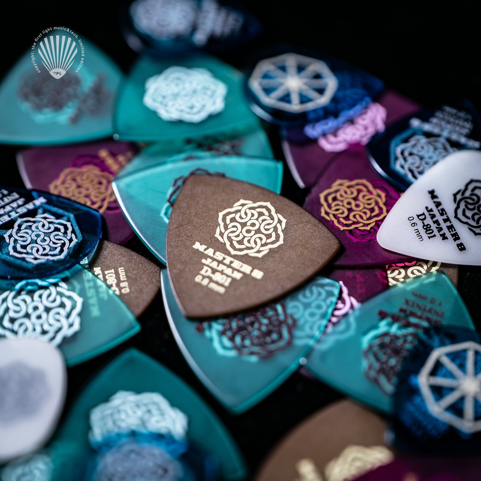 Master8吉他贝斯拨片大三角