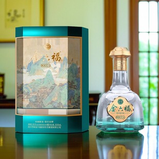 金六福白酒兼香型酒礼盒50.8度500ml*6瓶整箱金六福酒纯粮酒喜酒