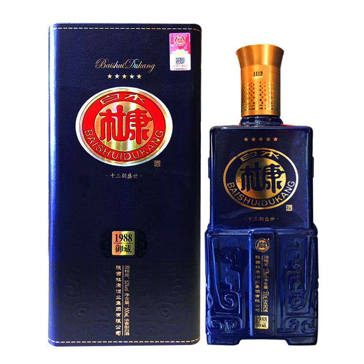 白水杜康白酒御藏1988高粱白酒浓香型礼盒装52度500ml*6瓶整箱