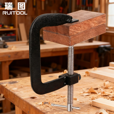 重型G字夹桌面架木板压紧夹具