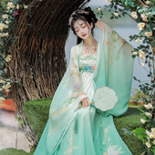 改良柯子裙超仙气古装 花团锦绣原创诃子裙汉服女2025新款 唐制秋季