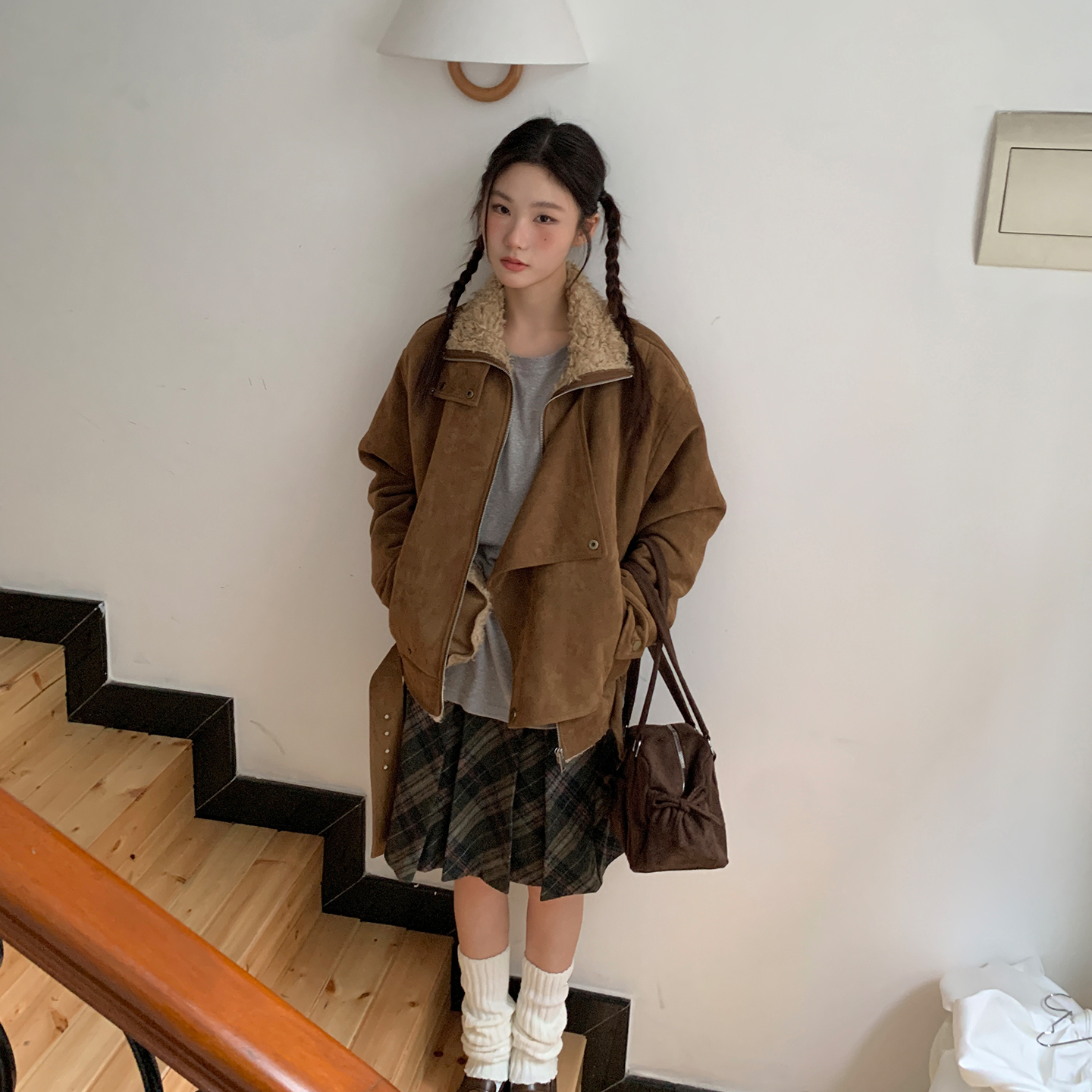 12/8 00:00【新品上新】尺尺间Lsland   夹克外套毛绒一体