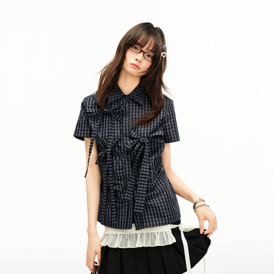 3/18 00:00上新当天叠加立减后两件8.3折 尺尺间Lsland格子衬衫