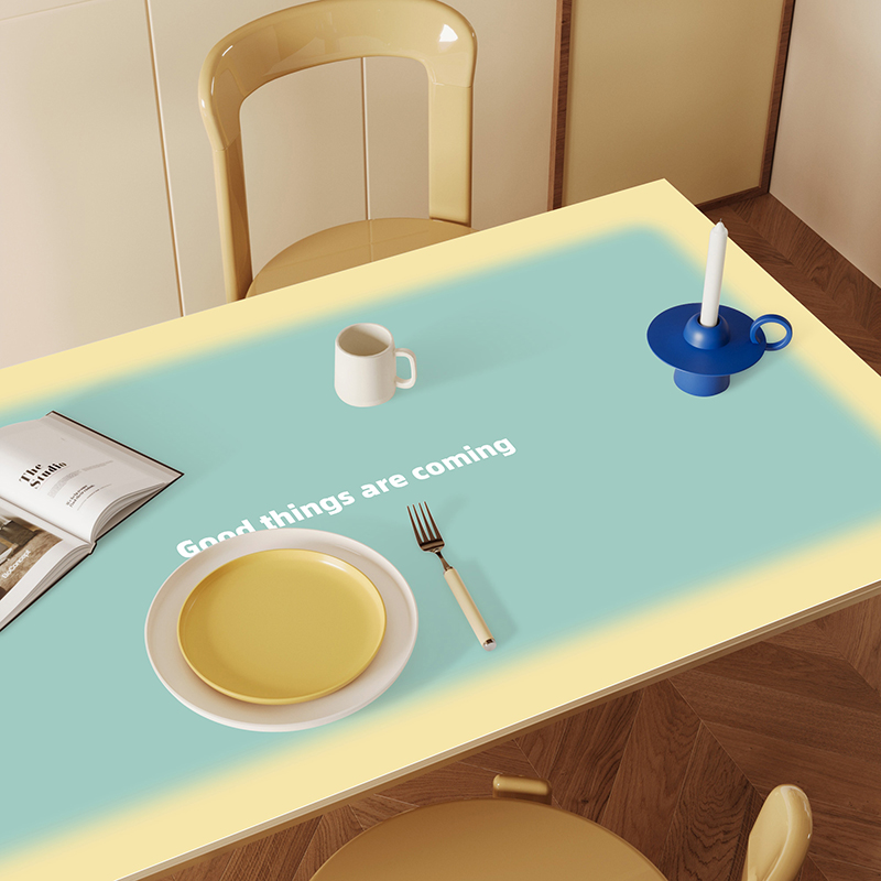 陌尼轻奢高级感隔热桌布防水防油