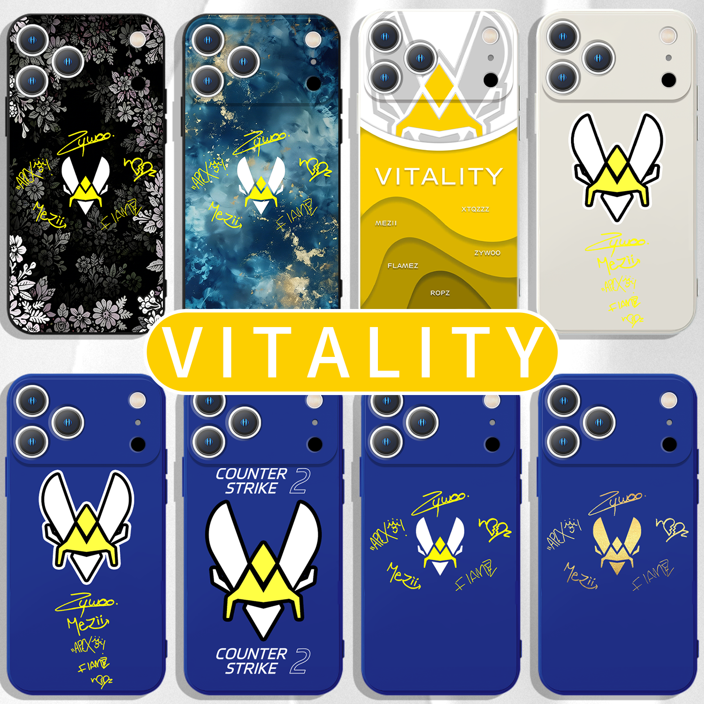 Vitality手机壳小蜜蜂签名周边