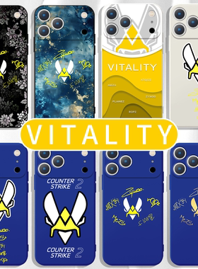 Vitality手机壳苹果17华为vivo小蜜蜂iPhone16promax小米15pro周边OPPO战队14队标csgo联名战队13队服12适配x