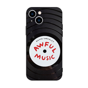 黑胶唱片手机壳复古苹果13华为mate40光盘iPhone14promax光碟12碟片OPPO小米11vivo碟p40cd适用30md怀旧x创意