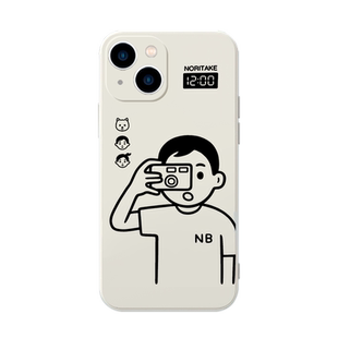 noritake手机壳苹果14华为mate60喜茶iPhone15promax周边OPPO小米13联名vivo小人12男孩40简约11日系30适用50