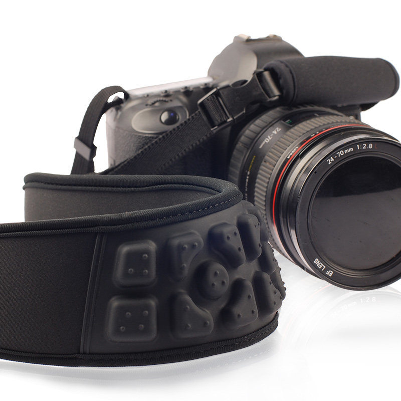 力影佳多功能减压按摩单反肩带相机背带快拆挂脖斜挎相机带适用于佳能