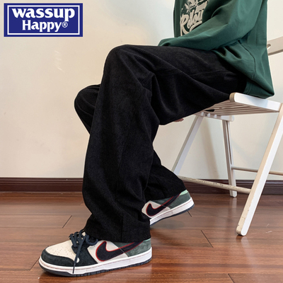 潮流百搭休闲裤男wassuphappy