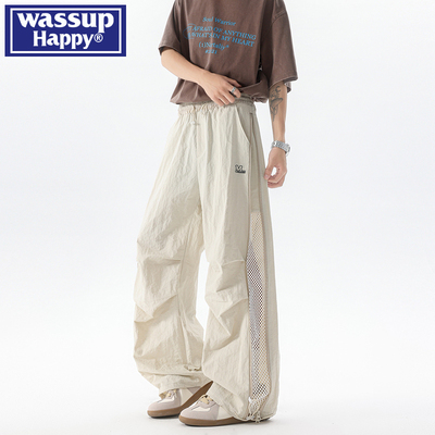 wassuphappy潮流百搭休闲裤男款