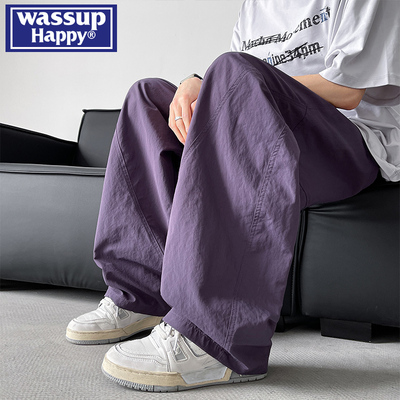 wassuphappy潮流百搭休闲裤男款