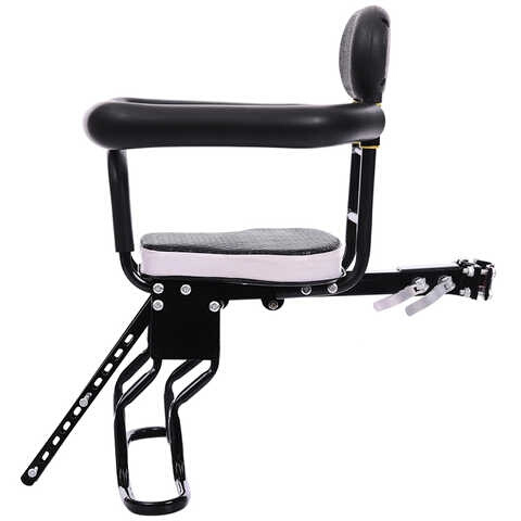 电io动车儿童座椅前置自行车小孩座椅电动车前宝宝座摺叠单车前座