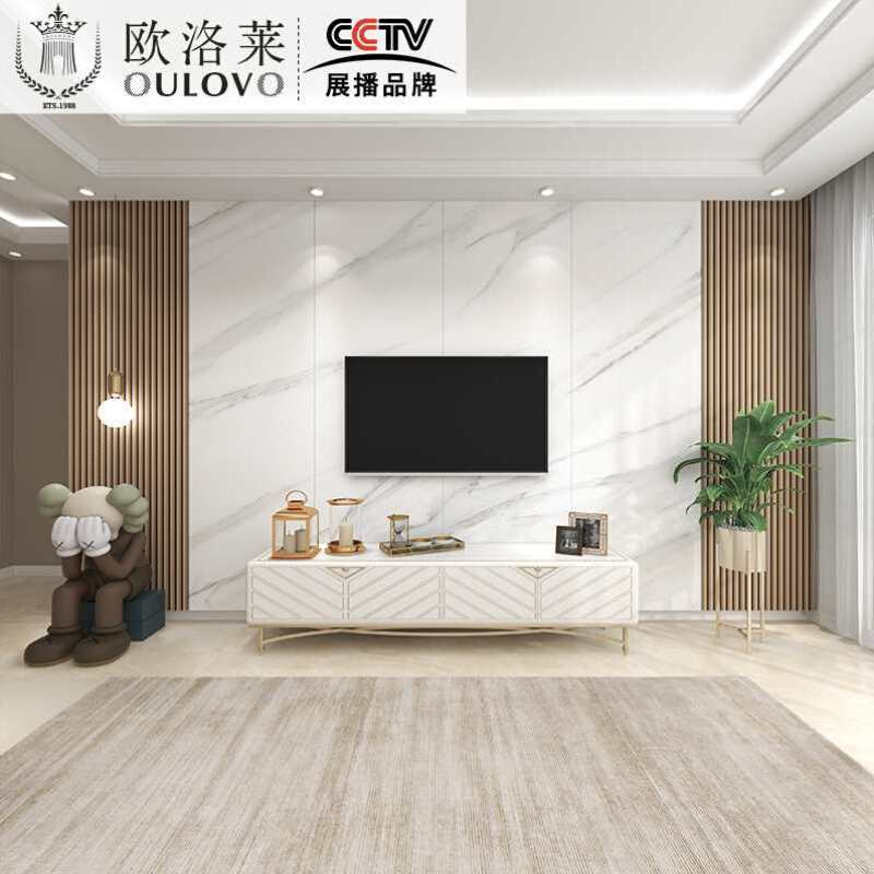 客厅沙发背景墙壁布高档现代条纹格栅3P2D电视墙壁画卧室V床头墙