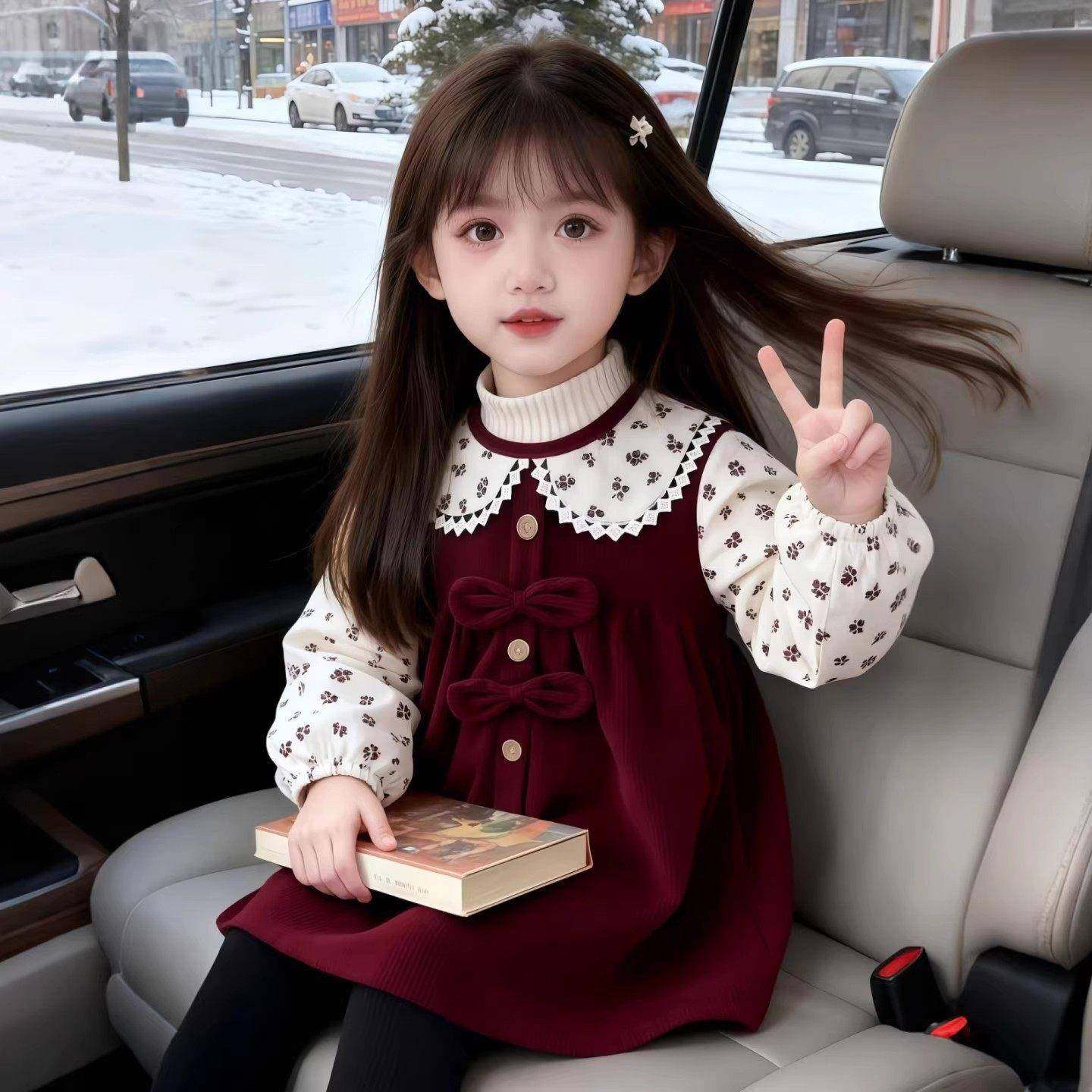 女童洛丽塔公主裙罩衣可外穿洋气冬儿童吃饭围兜宝宝防水防脏护衣,童装/婴儿装/亲子装,反穿衣/罩衣,淘宝优惠券,粉丝福利购,淘宝优惠卷